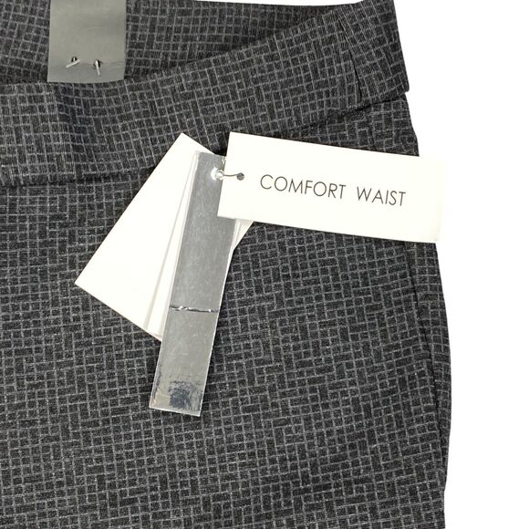 Amanda+Chelsea Amanda Ankle Pants Womens 12 Charcoal Modern Fit Stretch - Picture 13 of 16